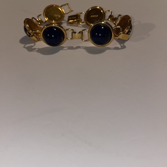 Vintage Monet Enamel Link Bracelet - Picture 10 of 12